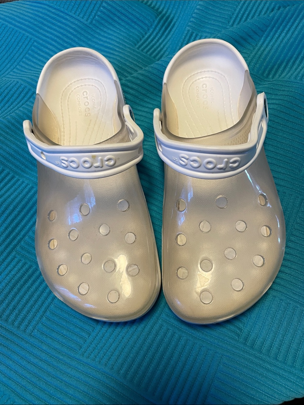 CROCS Kids Classic Clog in Pearl White